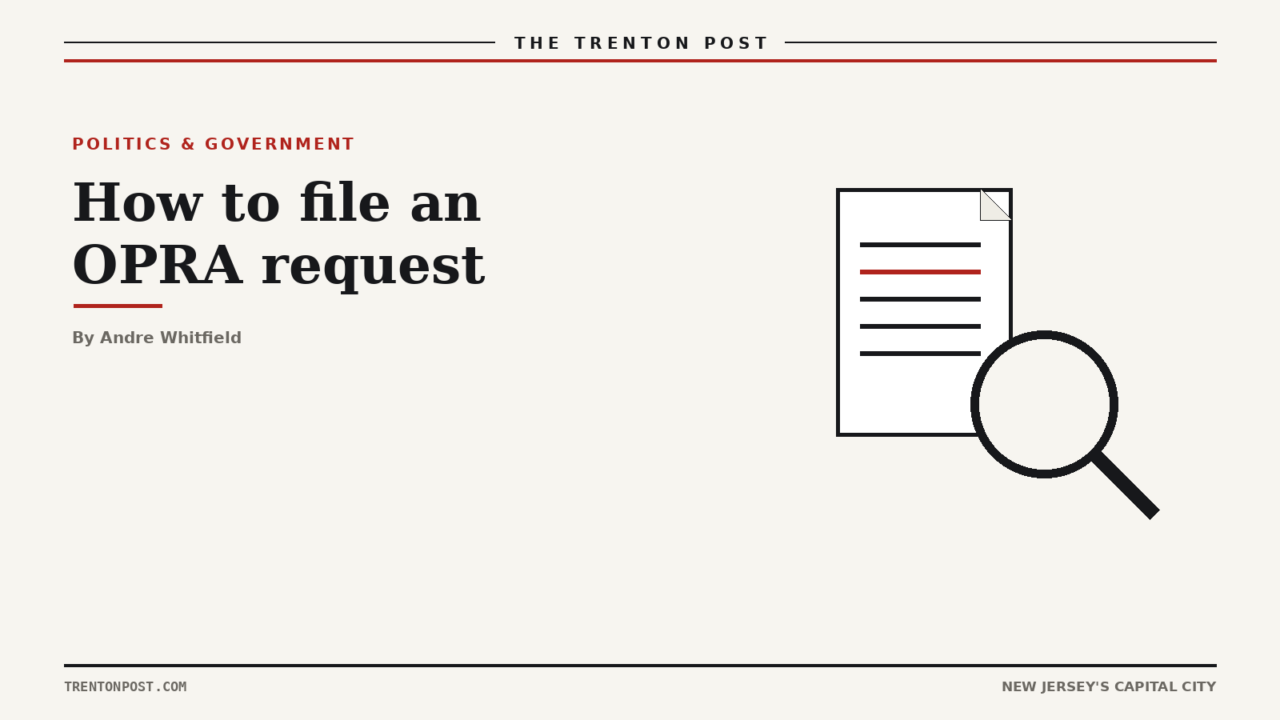 How to File an OPRA Request in New Jersey