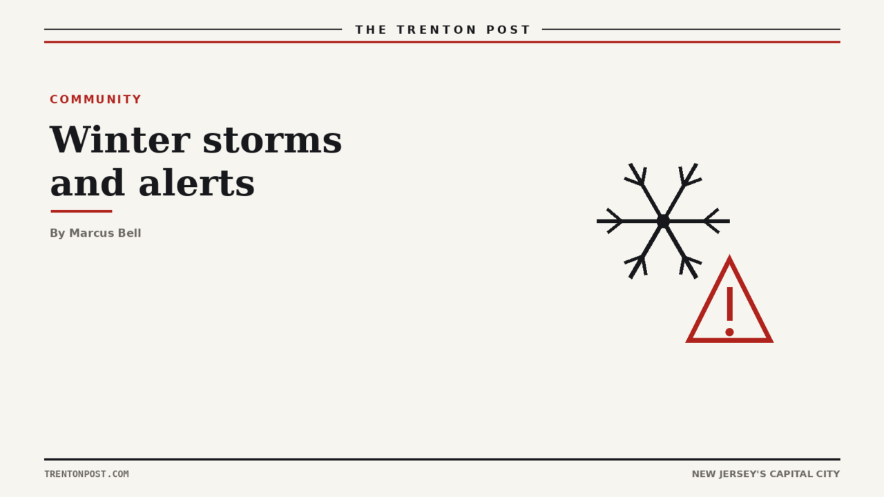 Winter Storms in Mercer County: How to Prepare and Get Alerts