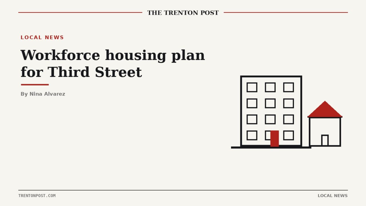 Proposed Third Street Development Would Bring 48 Workforce Housing Units to Trenton
